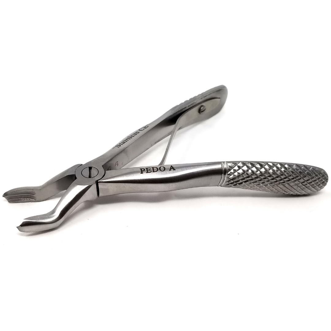 IMEDS Dental Extracting Forceps Pedo-A Stainless Steel Tool for Tooth Removal with Serrated Beaks for Strong Grip Durable & Ergonomic Design