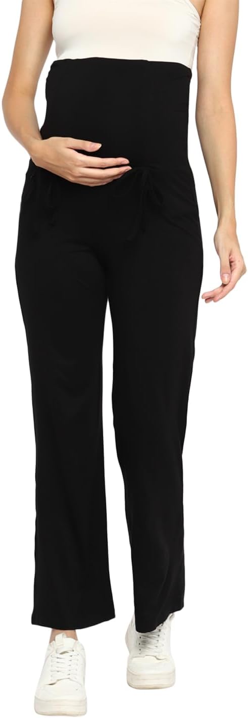MomSoon Maternity Black Yoga Pants