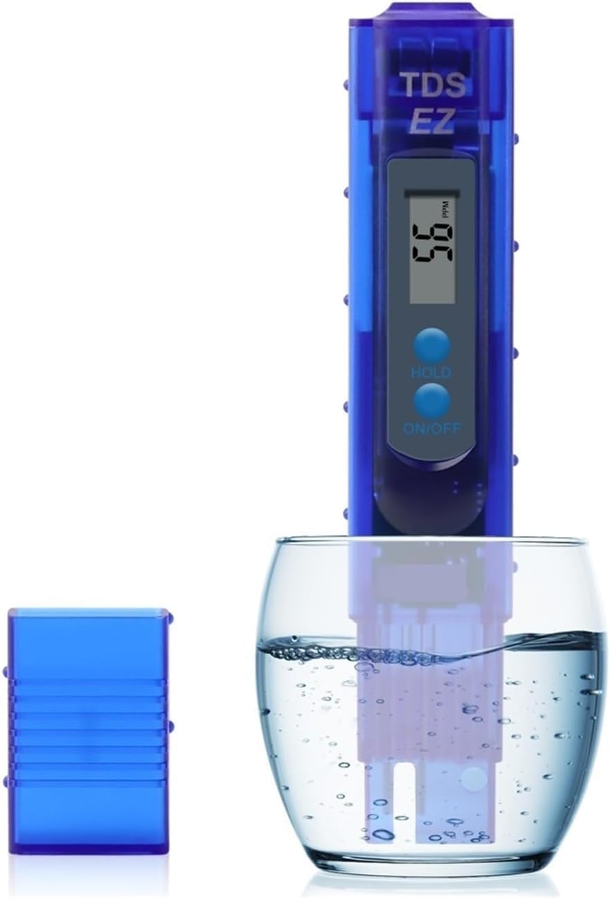 Tester wody TDS, cyfrowy miernik całkowitej ilości rozpuszczonych ciał stałych, 0-9990 ppm testowanie jakości wody do picia, akwarium, monitorowania basenu i filtra