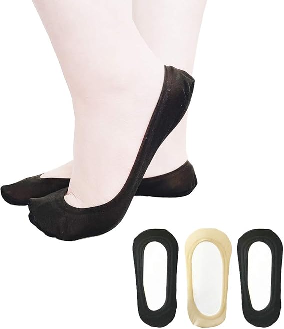 Amazon 究極に脱げない設計フットカバー 選べる3足セット フットカバー レディース 脱げない 浅履き 脱げない靴下 超浅履き ブラック1足 ベージュ2足セット フットカバー スニーカーソックス 通販