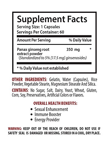 Energy Essential - Korean Ginseng – Anti - Wrinkle - Combo - Grape Seed Capsules - 2 Bottles (60+60 Capsules) #TOP1