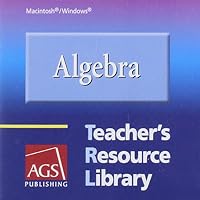 ALGEBRA TEACHERS RESOURCE LIBRARY ON CD-ROM FOR WINDOWS AND MACINTOSH 0785435719 Book Cover