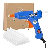 talifoca Pistola per Colla a Caldo, 20W Pistola per Colla con 40 Stick Colla a Caldo, mini Pistole per Colla a Caldo per DIY a Scuola Riscaldamento Rapido per Riparazioni, Artigianato