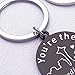 Grey's Anatomy Merch Gifts Merchandise Valentines Day Gifts for Her Him Greys Anatomy Merch You're The Meredith to My Cristina Couples Keychain Set Meredith to My Cristina (Black)