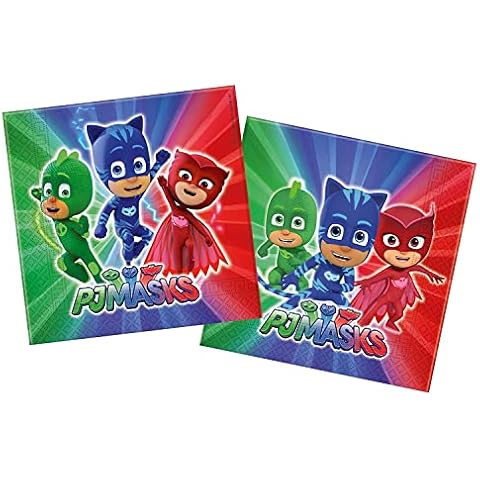 Procos PJ Masks Themed Napkins, 20 Pack Cover