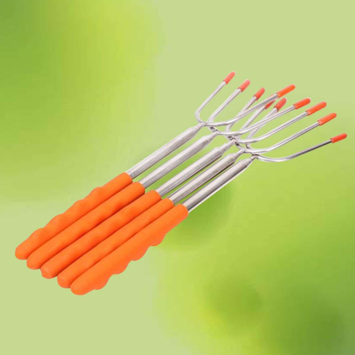 Forchette da Barbecue Telescopiche in Acciaio Inox 5 Pezzi