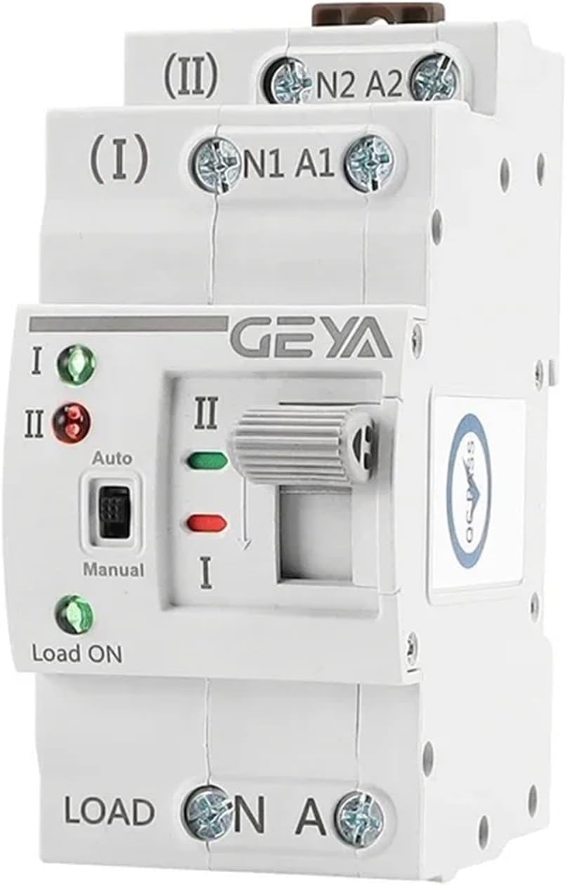 G2R Din Rail 2PSwitch anual Transfer Switch 110V 220V Coil PC Type(110V,G2R 2P 63A)