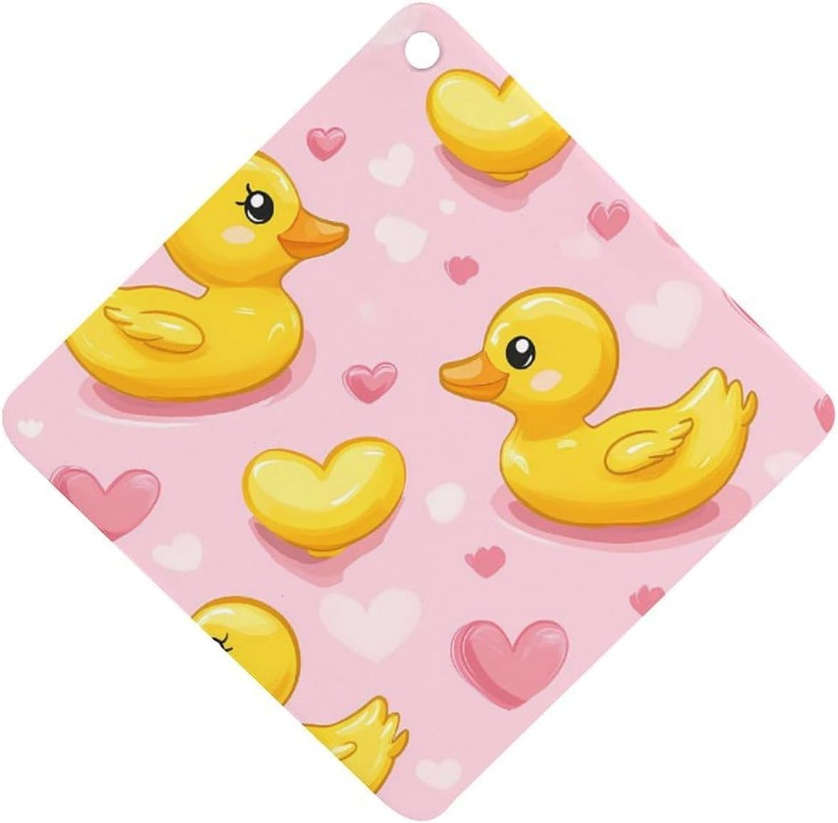 Yellow Rubber Ducks Love Hearts Car Air Freshener Hanging Car Scent Cards Decor Interior Accessories