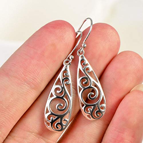 Boucles d'oreilles clous argent S925 anti allergie feuille