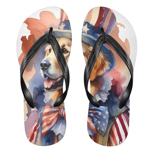 Burbuja Dog in Costume Flip Flops for Women Men, Soft Thong Sandals Rubber Slippers for Pool Beach Essentials
