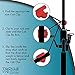 Cal Coast Cali Clip Drop Shot Weight and Hook Holder — Molded Plastic Drop Shot Keeper to Prevent Line Snagging — Includes a Fishing Hook Keeper That can Hold Lures — 3 Sizes (Multicolor)