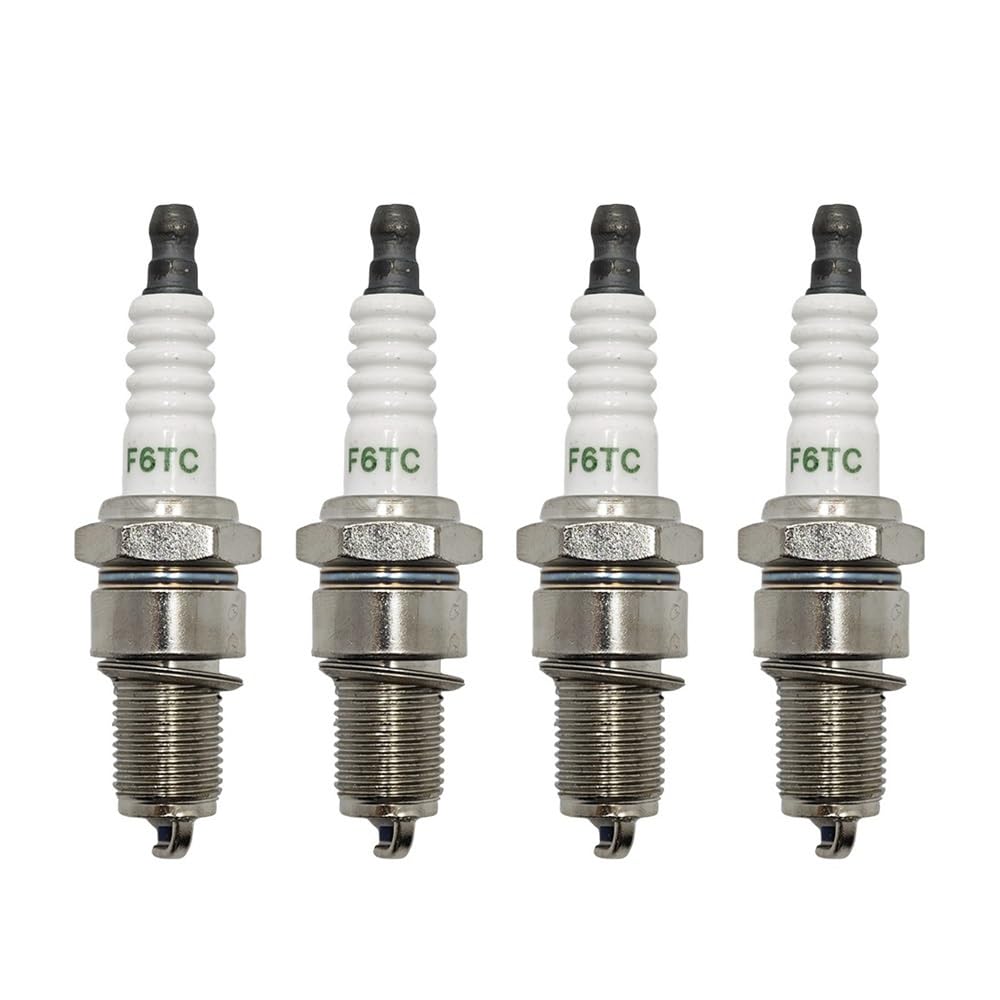 4 Uds F6TC bujía Apta for GX160 GX200 GX240 GX270 GX340 GX390 168F 170F 188F 190F Pieza de Motor de 4 Tiempos