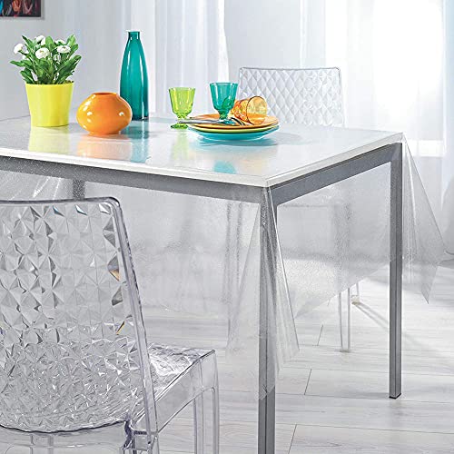 Nappe transparente rectangulaire contre taches et graisse