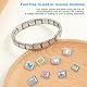 Italian Charm Armband, 8 Edelstahl Charms, 9mm Abnehmbares Modul, DIY Bracelet Mit Öffnungswerkzeug, Für Damen Herren Mädchen