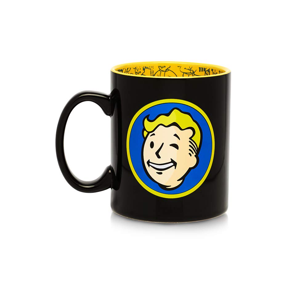 Amazon.com: JUST FUNKY Official Fallout 4 Vault Boy Face Coffee