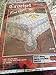 Crochet Vinyl Lace Tablecloth, 54" Wide X 72" Long Oblong, White