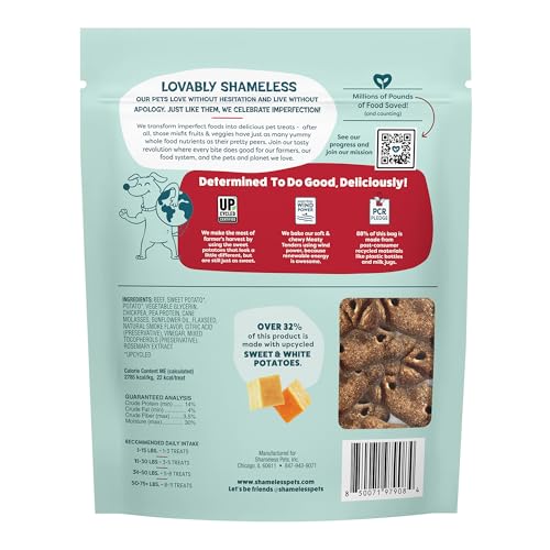 Image of Shameless Pets Soft & Chewy Dog Treats, Beef Up Meaty Tenders, 1.5lb - Real Beef is 1st Ingredient - Grain Free, No Corn or Soy - Digestive Support - for Small, Medium & Large Dogs