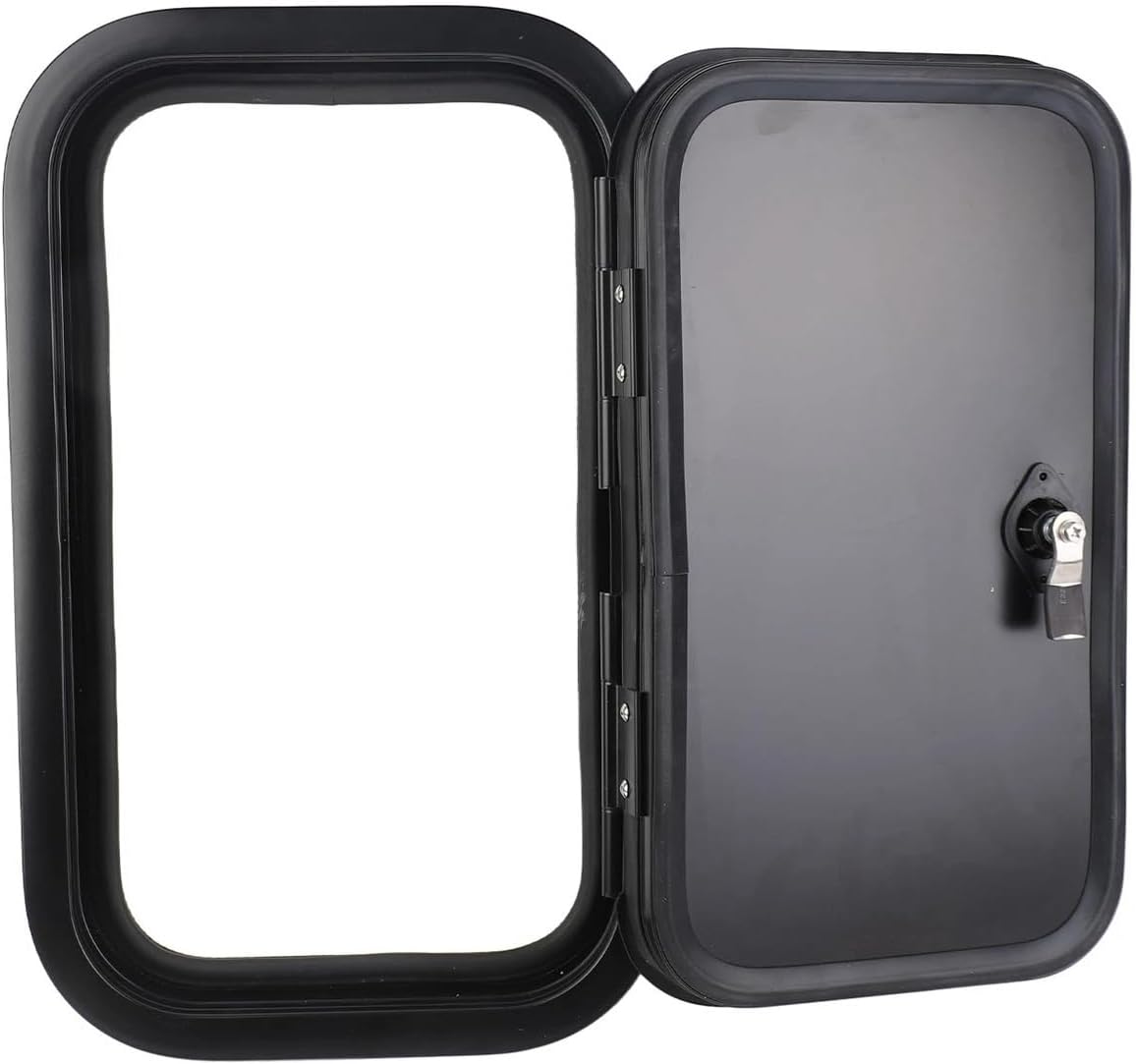 RV Baggage Door Heavy Duty Square Rounded Corners with Flat