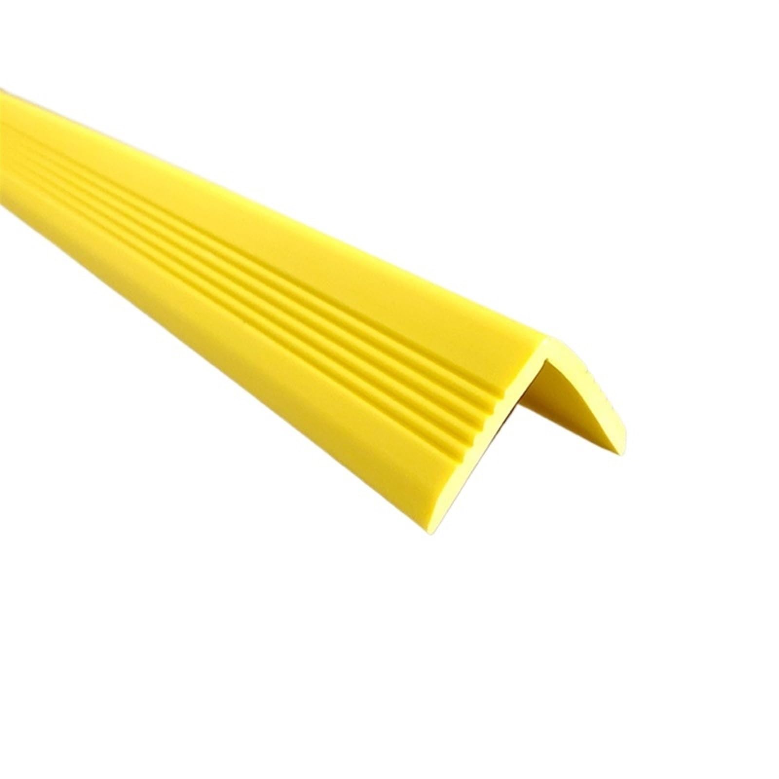 10Meters Stair Nosing Self Adhesive Edge Protector, Wall Corner Waterproof Edging Anti Slip Trim PVC Strips Staircase Step Treads(Yellow,3.5x3.5CM 10meter)