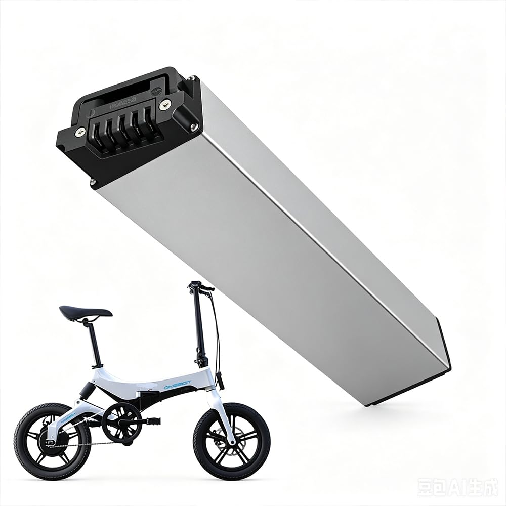 36V Ebike Battery 5.2Ah/6.4Ah/7Ah/10.5Ah folding built-in lithium E-Bike battery compatible with ONEBOT S6, Hitway BK2/BK2B, Nakxus NF1, Mobot NF1 Electric Bicycle (36V 10.5Ah L352)