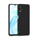 Pikkme Back Cover for Vivo Y21 2021 | Camera Protection Shockproof Soft Matte Silicone Back Case (Black) gallery image