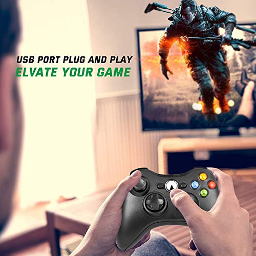 Xbox 360 Controllers, Game Controller USB Gamepad Bedraad Joypad voor Xbox 360 en Windows PC 7/8/10 - Ergonomisch… - Image 7