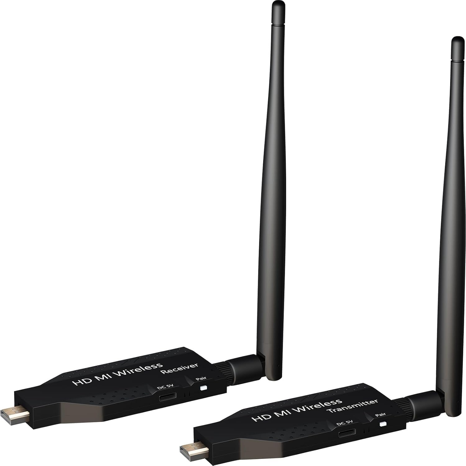 Wireless HDMI Transmitter and Receiver, 50 Meter 165ft Range, Plug and Play, Support 2.4/5.8GHz 1080P Streaming Audio Video from Laptops, PC etc (HDMI Wireless Plug and Play (50 Meter)-picture-11