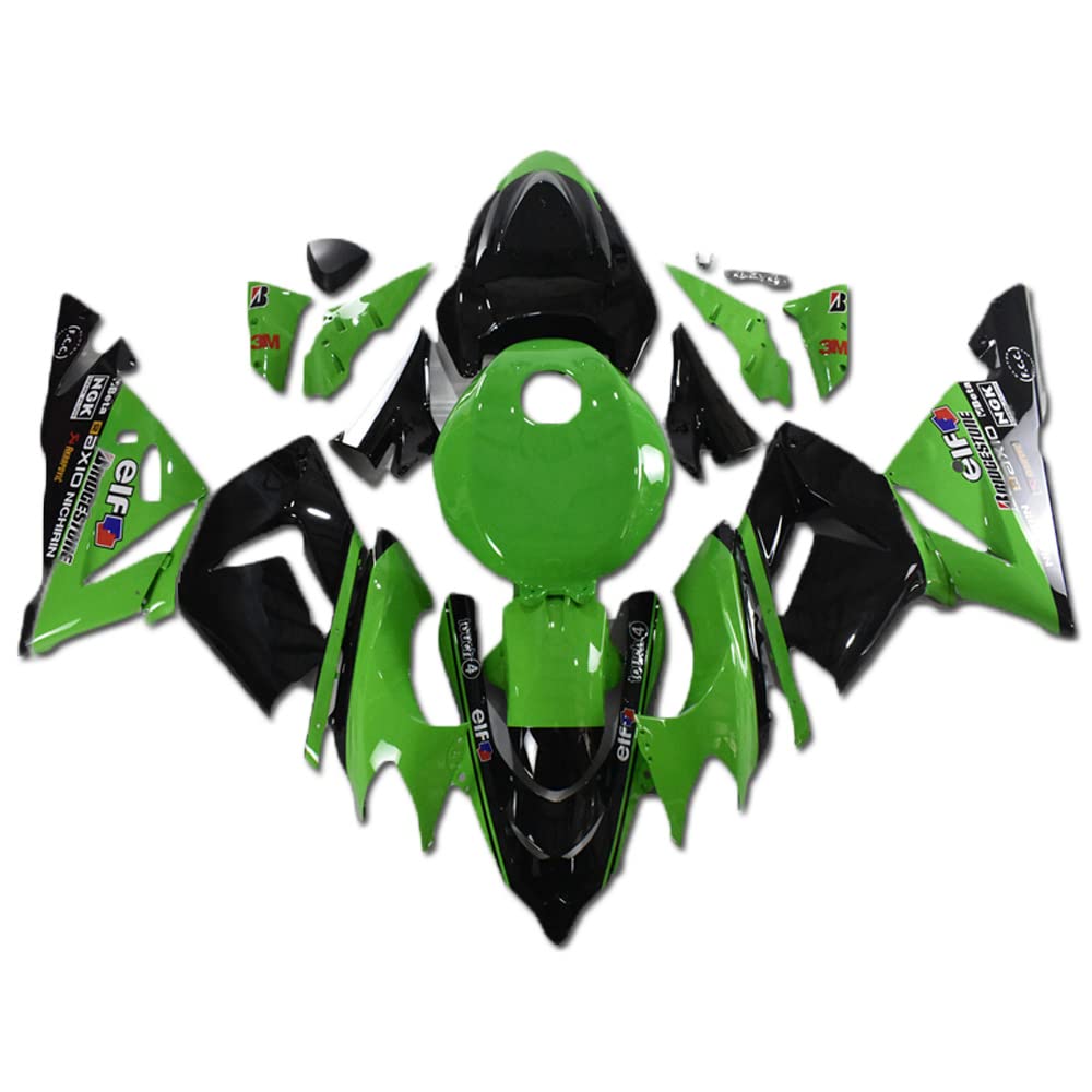 Amazon.com: MC Green Black Complete Fairing Fit for Kawasaki Ninja