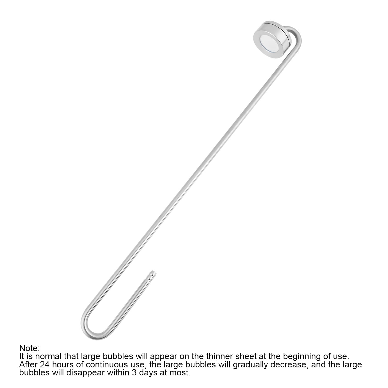 Difusor Refinador de Dióxido de Carbono, Difusor de Dióxido de Carbono de Acero Inoxidable, Atomizador, Accesorios de Suministro de Acuario para Plantas de Acuario, Pecera (L