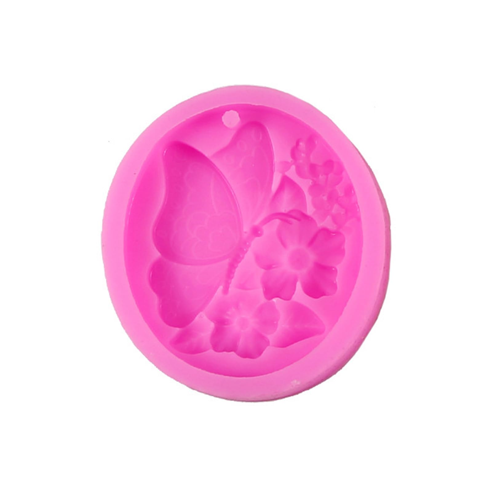 Tsophreniq Silicone Molds Keychain Pendant Mold Tag Crystal Epoxy Resin Casting Jewelry Making Home Decorations Silicone Butterfly Mold
