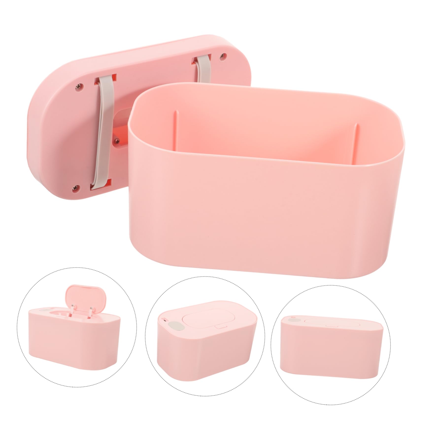 Calentador Rosa de Toallitas USB Portátil Húmedas para Bebés