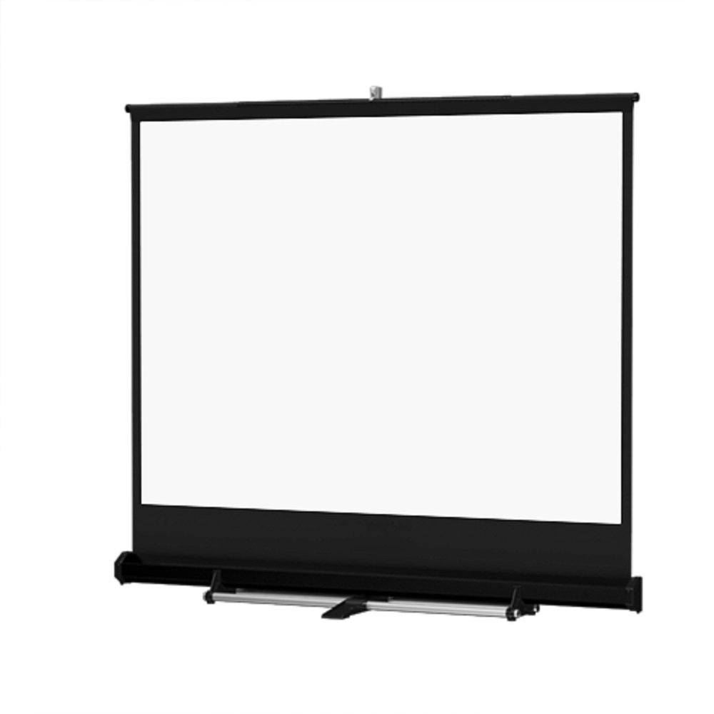 Da-Lite Meeting Room Classroom Floor Model C Projection Screen 180D 105" x 140" Matte White