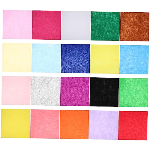 20pcs Felt Cloth Sewing Kit Sewing for Fleece Fabric Felt Fabric Felt Paper for Craft Sewing Patchwork Sewing DIY Crafts Cloths DIY Material Handmade Supply