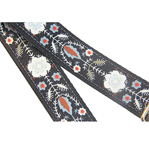 Image of Duwi Wide Handbag&Purse Strap Jacquard Woven Guitar Style Replacement Strap Multicolor Canvas Adjustable Crossbody Bag Strap