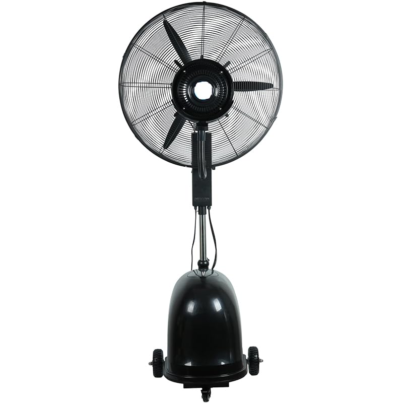 bion electrics Ventilatore nebulizzatore twister 49lt, Ø 66 cm, 260w, flusso 145m³/min, con telecomando