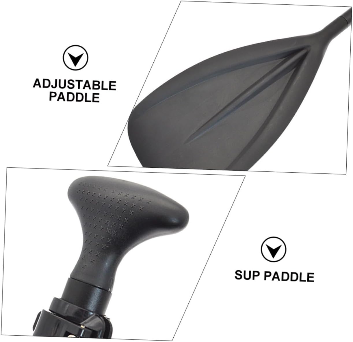 Sup Board Adjustable Retractable Inflatable Boat for Kayak Canoe and Sup Lightweight Aluminum Alloy Enhanced Buoyancy for Better Control and Durability