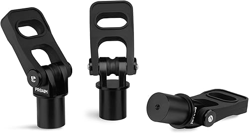 PROAIM Pie de punta para cámara Swift Dolly para adaptarse a trípodes con dos picos. Montaje de trípode seguro y estable, con soporte de pies de