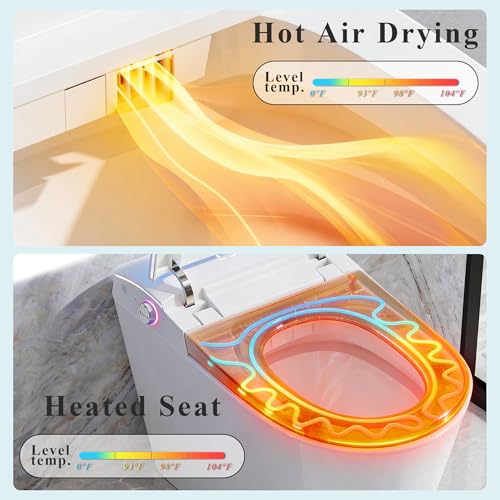 Image of TOTTE One-Piece Smart Toilet, Premium Care with Women's Front Wash, Auto Open Lid, Instant Warm Water & Warm Air Dryer, Self-Cleaning Technology, Built-in Aroma System, Japanese Toilets