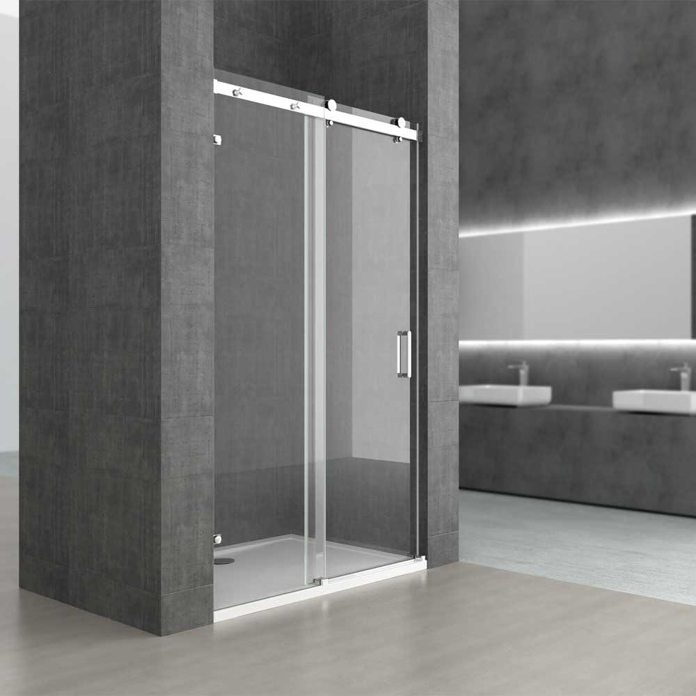 Db Durovin Bathrooms Clear Durovin Bathrooms Frameless 1100 Shower Door For Sliding Shower Enclosure Bathroom Shower Cubicle - 8Mm Thick Transparent Safety Glass