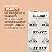 AVIDITI Ice-Brix Ice Packs: Food-Safe Reusable Refrigerant Gel Ice Packs for Instant Reliable Cold in Coolers, Shipping, or Lunch Box - 5” x 2 ¾”, (96 Pack)