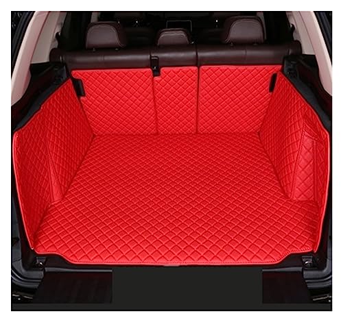 Tapis de coffre de voiture antidérapant et étanche rouge pour Série 5