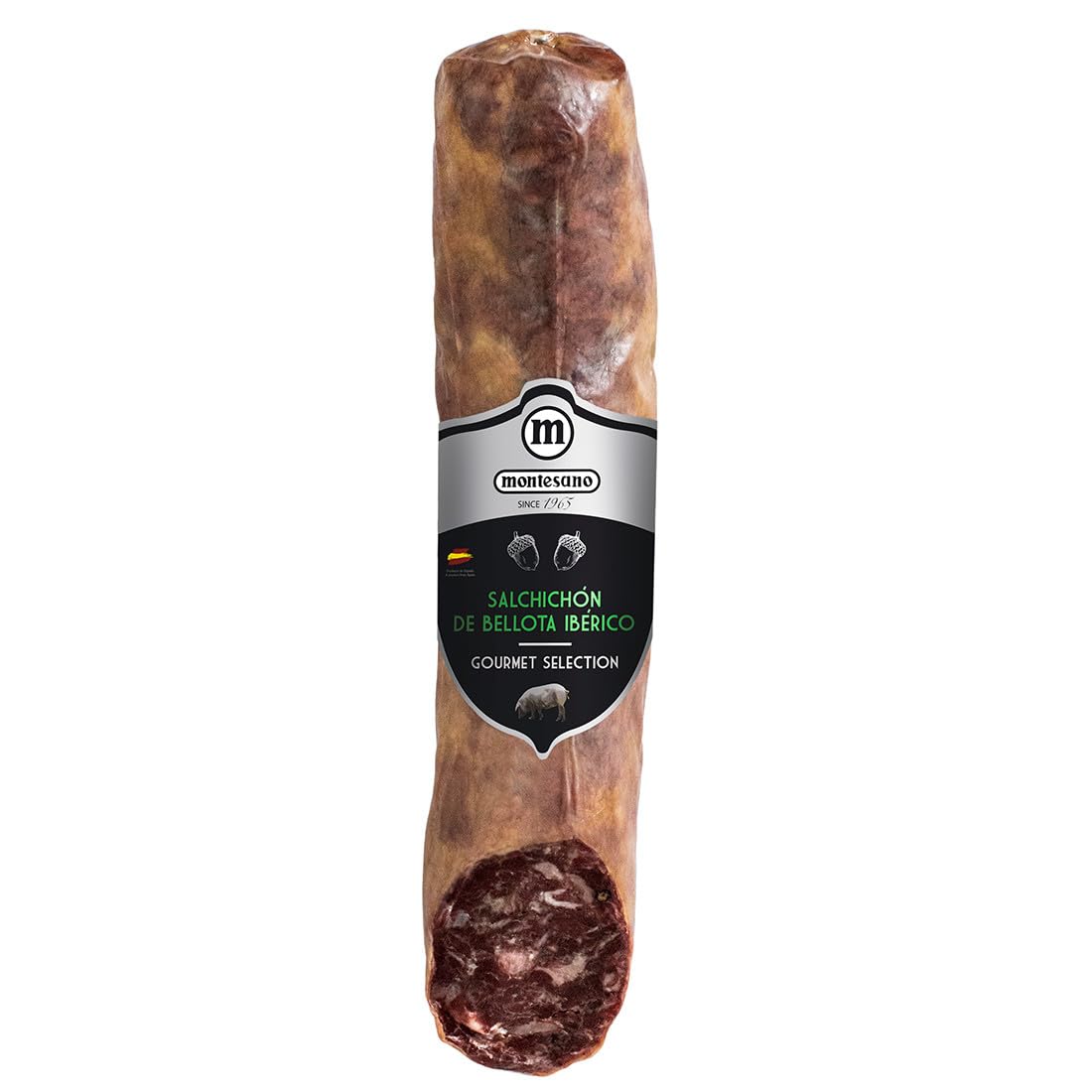 Ibéricos Montesano | Pack Embutidos | Chorizo de Bellota 100% Ibérico + Salchichón de Bellota 100% Ibérico + Lomo de Bellota Ibérico 50% Raza Ibérica | Alimentación Natural | Surtido Ibérico Gourmet