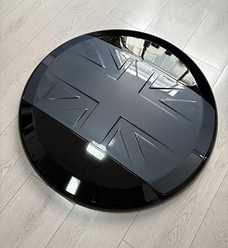 Spare Tire Cover ABS Spare Tyre Wheel Cover Protector fits for LR-Defender 110 90 130 2020-2024 2025 Tasman Blue (Flag)