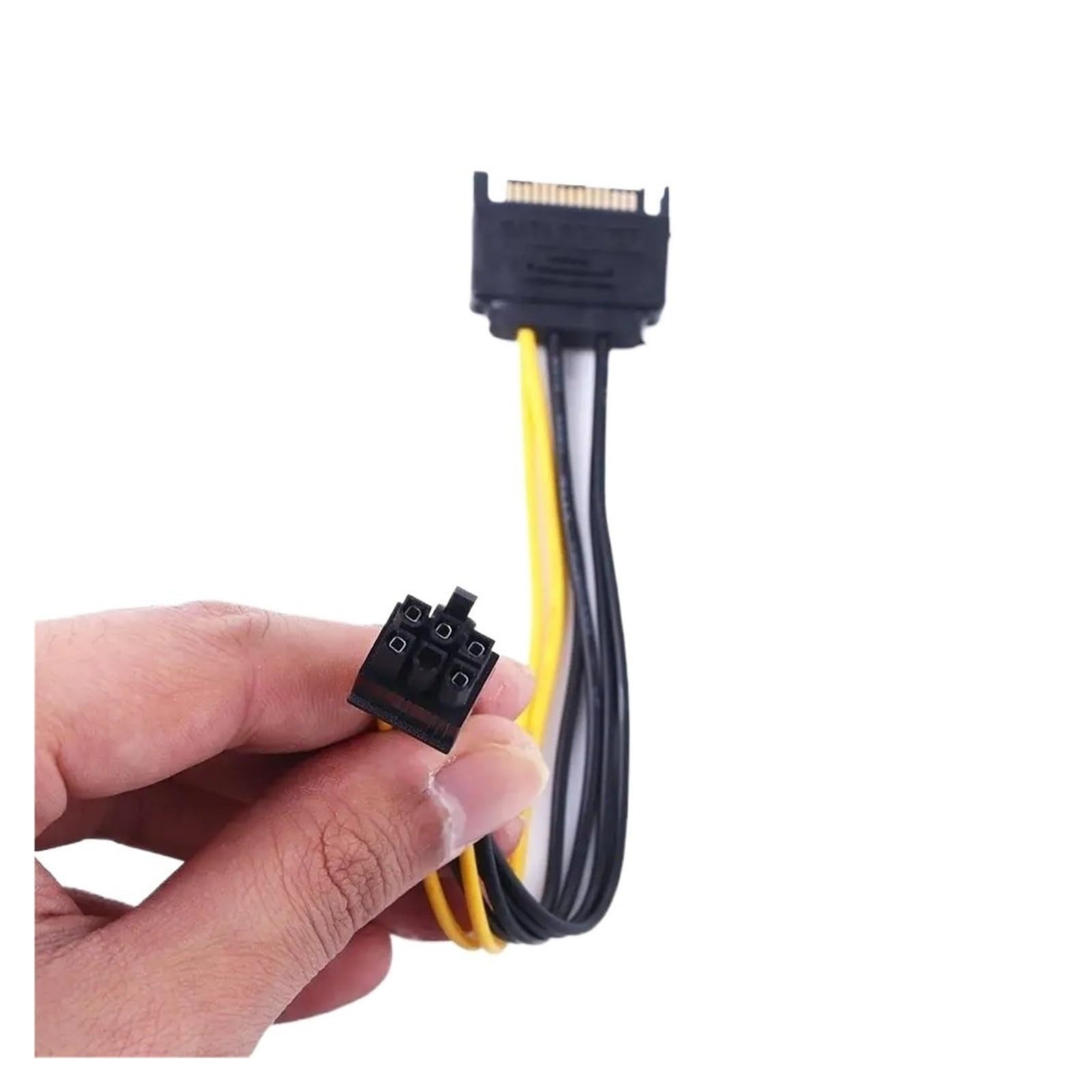 Generico Cavo di alimentazione misto SATA 15 pin‑6 pin