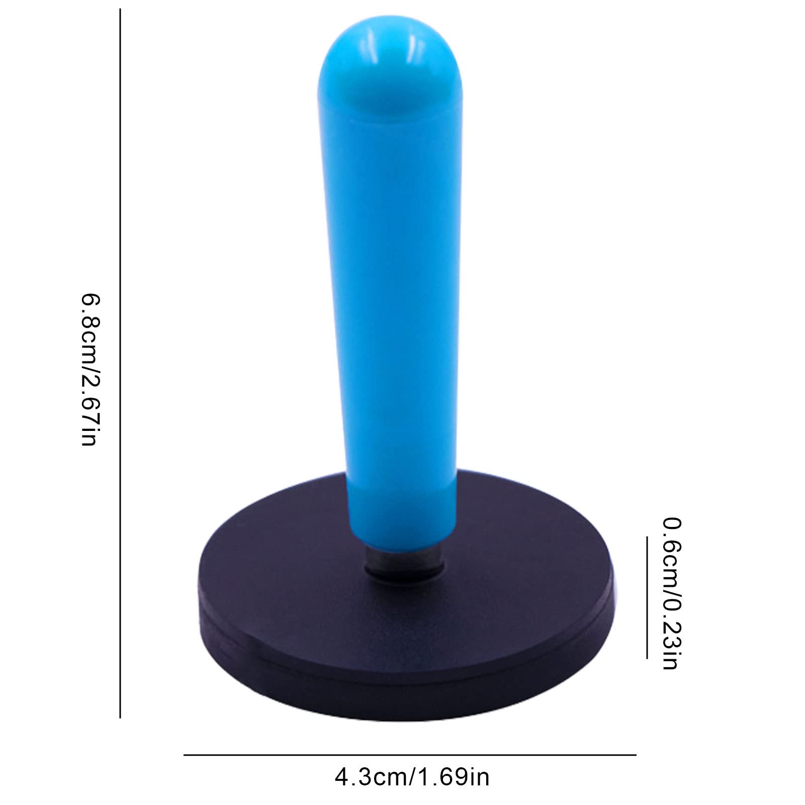 EHDIS Calamite in vinile per auto, supporto magnetico nero
