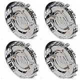 MUYQAVMZD 4Pcs Car Wheel Hub Cap #9597721, Rim Center Caps ForBuick Enclave 2008-2017 Chrome BU721