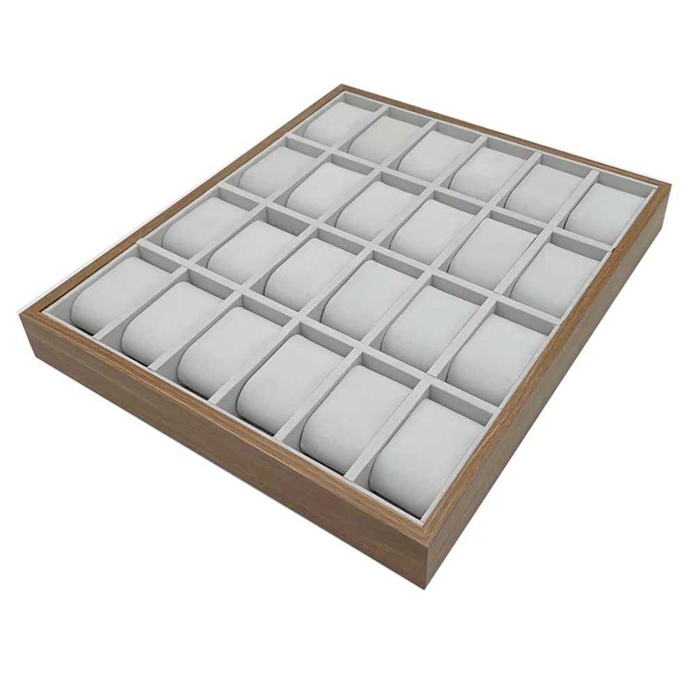 Bandeja de Madera para Relojes - Presentación y Caja para 24 Relojes