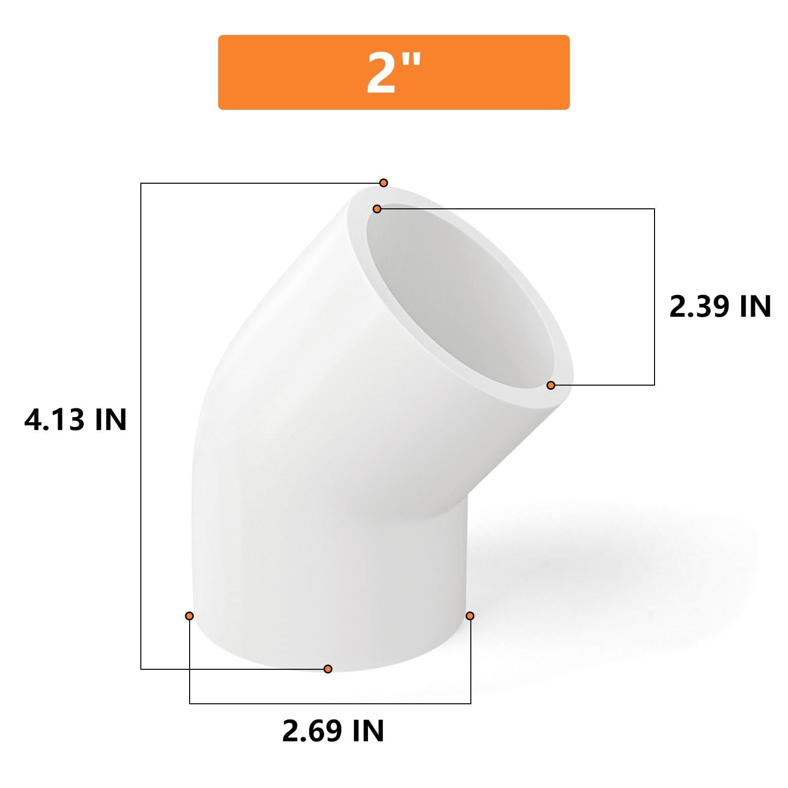 Snapklik.com : GASHER 8PCS PVC Pipe Fitting 2