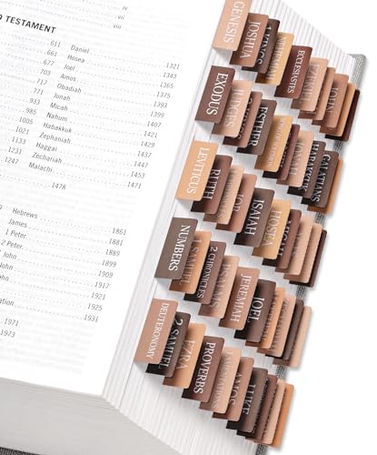 Pestañas de la Biblia para mujeres y hombres: navegación fácil con diseño laminado grande