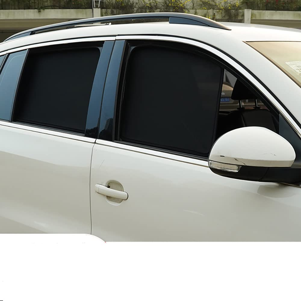 Boucle/Magnétique Voiture Pare-Soleil Fenêtre Latérale Avant Arrière Pare-Soleil Vie Privée Protection pour Au1di Q2,D/4 Car Windows